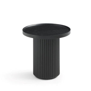 Lincoln Side Table - Matte Black - Tommy Franks