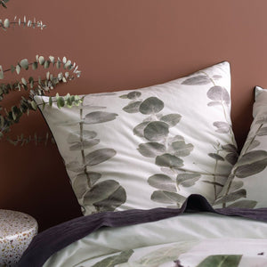 Linen House Alice 65x65 Continental Pillowcase Ivory/Green - XShowhome Limited - Riva