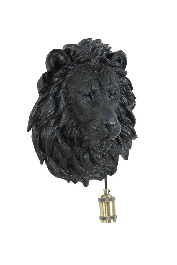 LION Wall Light — Matt Black - Canwell Interiors Limited - Light & Living