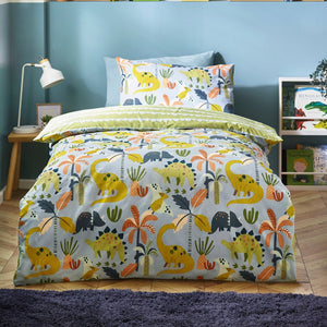 Little Dinos Toddler Duvet Set Blue/Green - XShowhome Limited - Riva