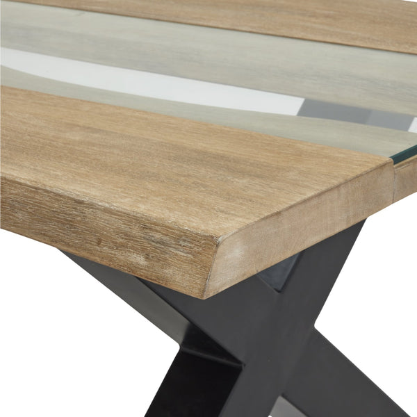 Live Edge Collection Light Acacia River Coffee Table - Canwell Interiors Limited - Hills