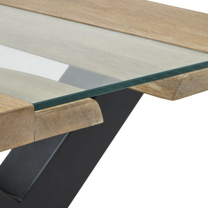 Live Edge Collection Light Acacia River Coffee Table - Canwell Interiors Limited - Hills