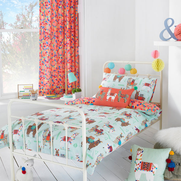 Llamarama Toddler Duvet Set Multi - Canwell Interiors Limited - Riva
