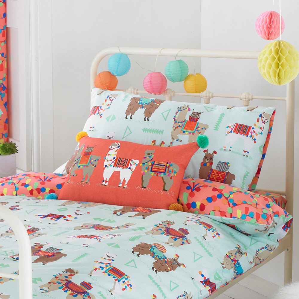 Llamarama Toddler Duvet Set Multi - Canwell Interiors Limited - Riva