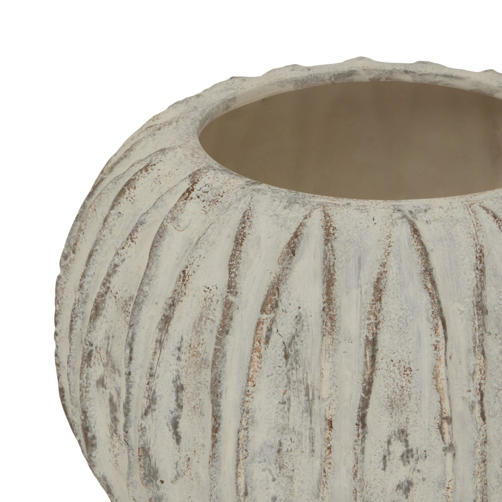 Lorenzo Rotund Fin Vase - Canwell Interiors Limited - Hills