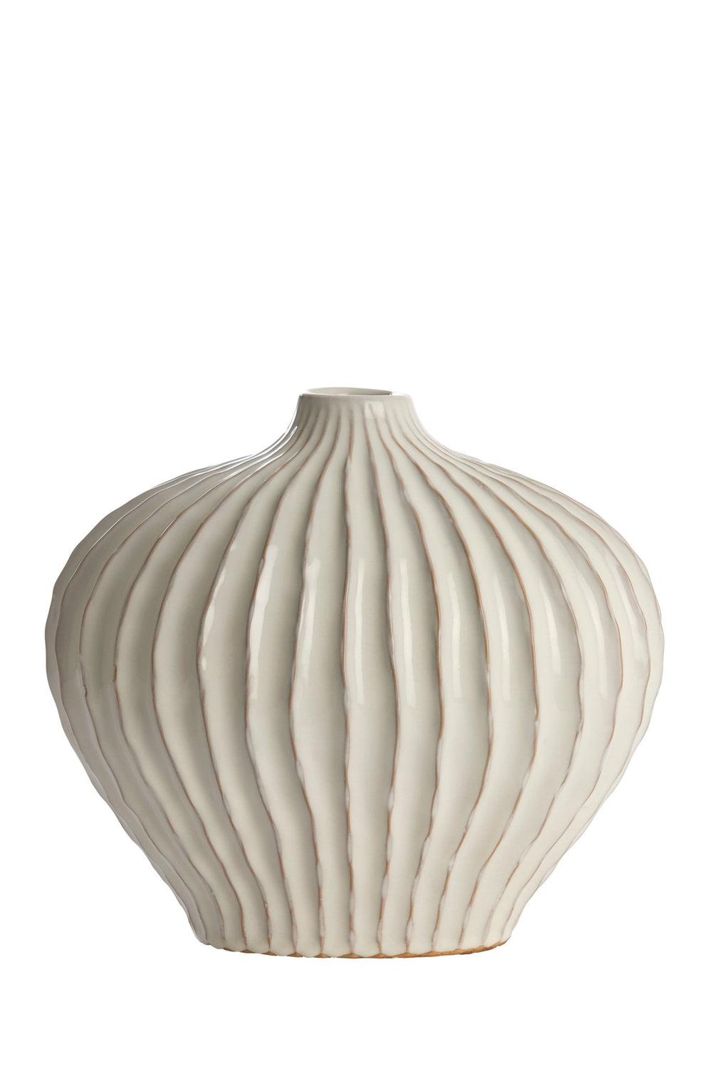 LORITO Decorative Vase — Ceramics Cream - Canwell Interiors Limited - Light & Living
