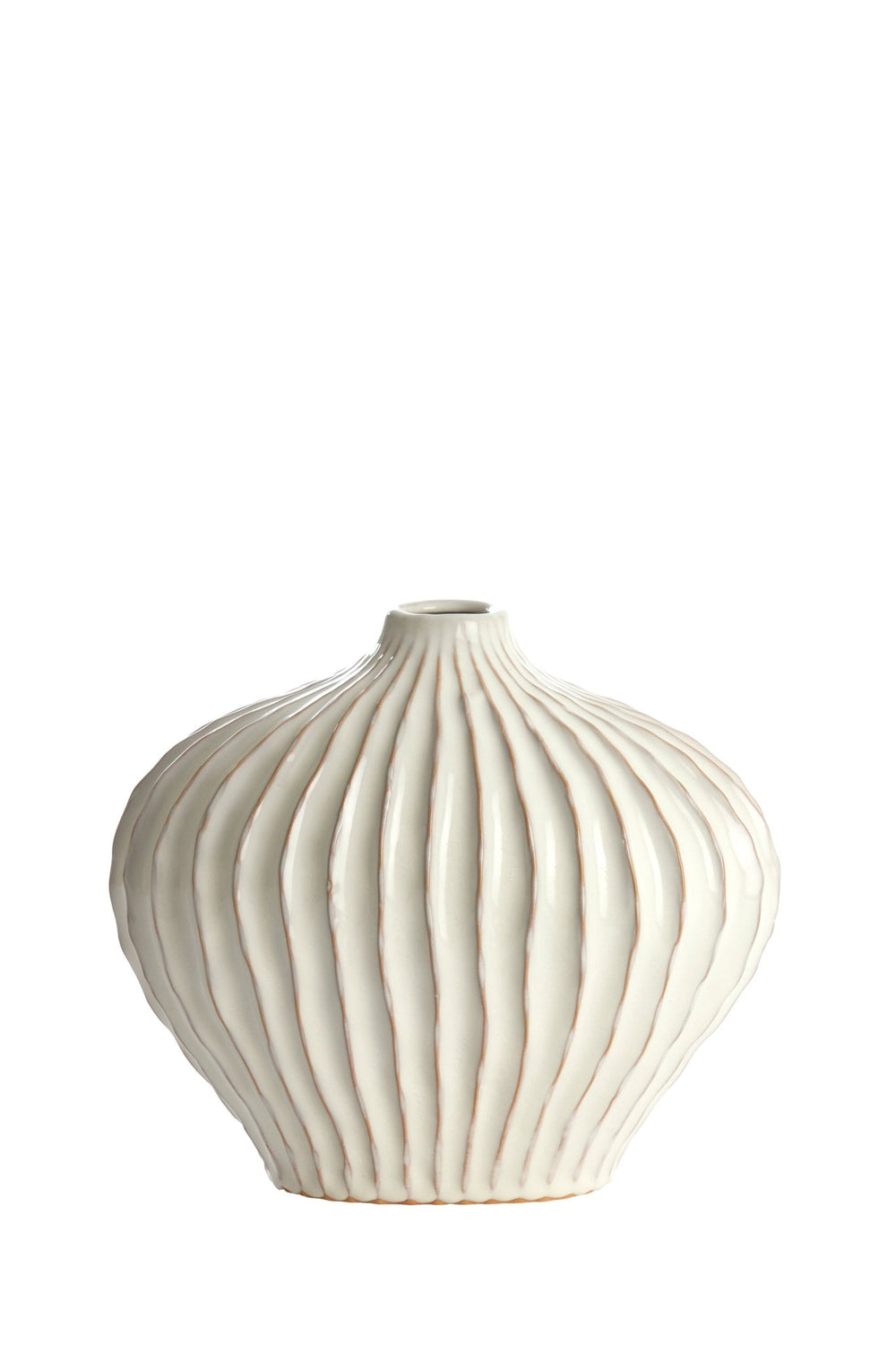 LORITO Decorative Vase — Ceramics Cream - Canwell Interiors Limited - Light & Living