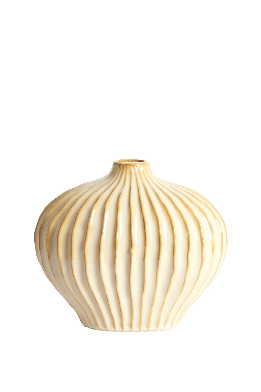 LORITO Decorative Vase — Ceramics Sand - beige - Canwell Interiors Limited - Light & Living