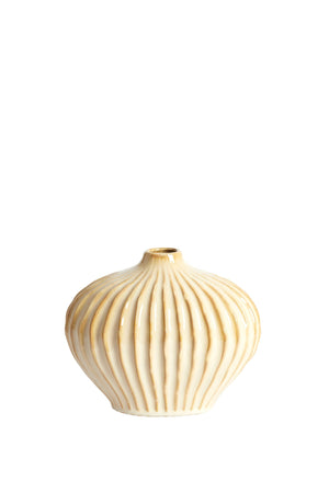 LORITO Decorative Vase — Ceramics Sand - beige - Canwell Interiors Limited - Light & Living