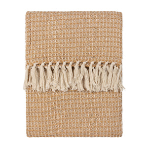 Lorne 150x200 Throw Honey - Canwell Interiors Limited - Riva