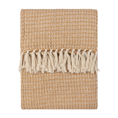 Lorne 150x200 Throw Honey - Canwell Interiors Limited - Riva