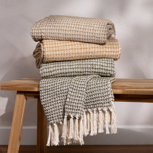 Lorne 150x200 Throw Lichen - Canwell Interiors Limited - Riva