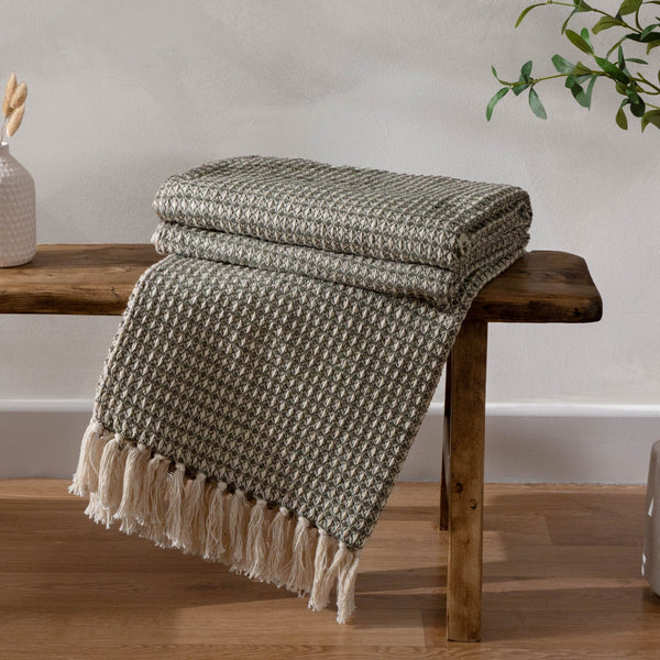 Lorne 150x200 Throw Lichen - Canwell Interiors Limited - Riva