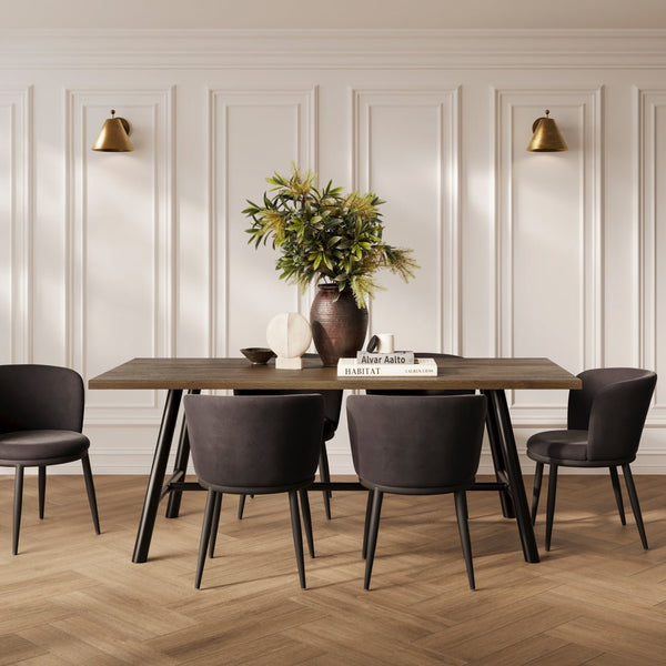 Louie Coffee & Black Dining Table - Canwell Interiors Limited - Canwell