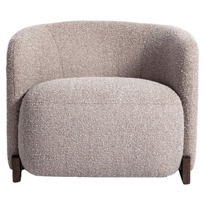 Lounge chair Hannah mocca chunky fire retardant - Canwell Interiors Limited - Richmond