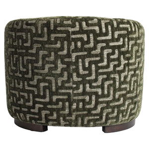 Lounge chair Hannah moss labyrinth fire retardant - Canwell Interiors Limited - Richmond