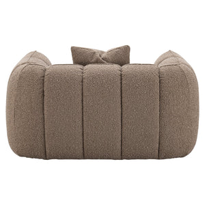 Lounge Chair Hogan Mocca Chunky Fire Retardant - XShowhome Limited - Richmond