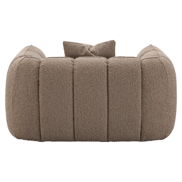 Lounge Chair Hogan Mocca Chunky Fire Retardant - XShowhome Limited - Richmond