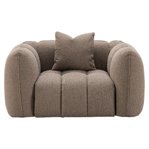 Lounge Chair Hogan Mocca Chunky Fire Retardant - XShowhome Limited - Richmond