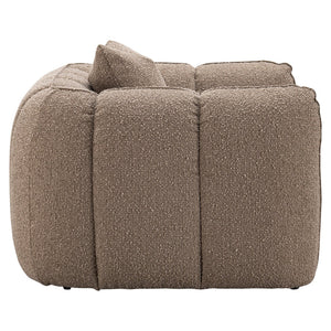 Lounge Chair Hogan Mocca Chunky Fire Retardant - XShowhome Limited - Richmond