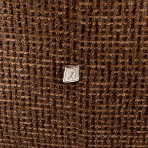 Lounge Chair Marina Brown Blockweave Swivel Fire Retardant - XShowhome Limited - Richmond