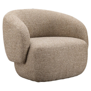 Lounge Chair Milano Sand Tweed Fire Retardant - XShowhome Limited - Richmond