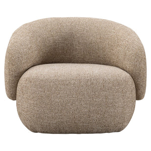 Lounge Chair Milano Sand Tweed Fire Retardant - XShowhome Limited - Richmond