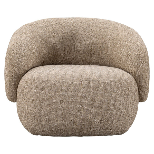 Lounge Chair Milano Sand Tweed Fire Retardant - XShowhome Limited - Richmond
