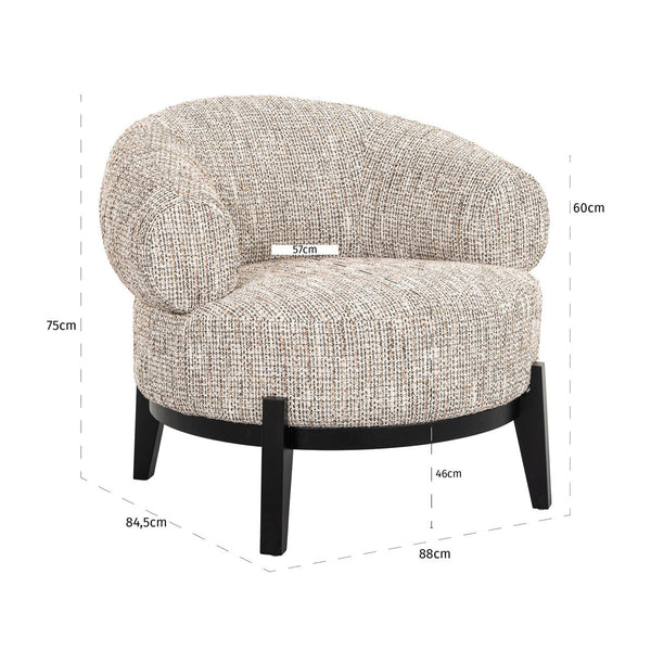 Lounge chair Montana customized fire retardant - Canwell Interiors Limited - Richmond
