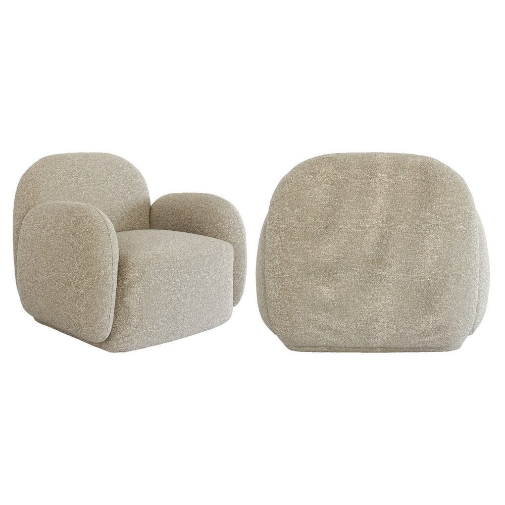 Lounge chair Roxy lodge beige fire retardant - Canwell Interiors Limited - Richmond