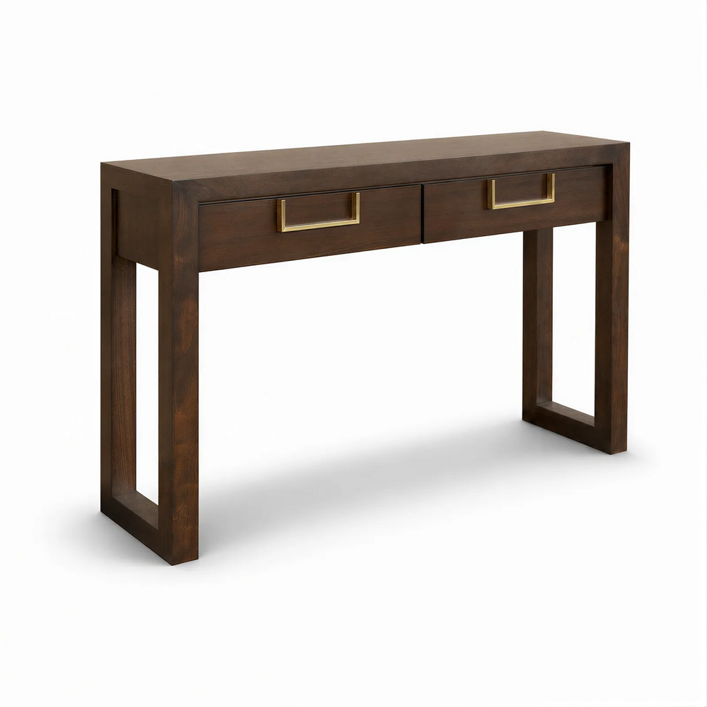 Lucca Console in Walnut - Berkeley Designs