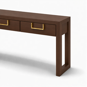 Lucca Console in Walnut - Berkeley Designs
