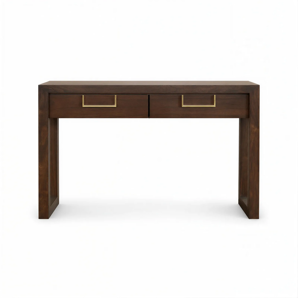 Lucca Console in Walnut - Berkeley Designs