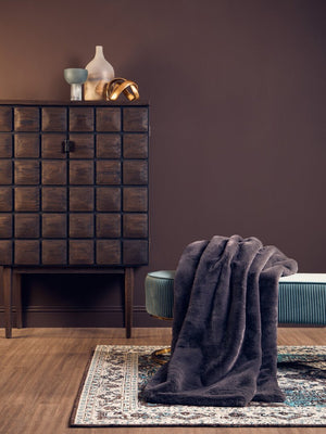 Lucca Recycled Dark Oak Wood Cabinet - Canwell Interiors Limited - Xshowhome