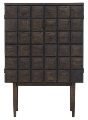 Lucca Recycled Dark Oak Wood Cabinet - Canwell Interiors Limited - Xshowhome