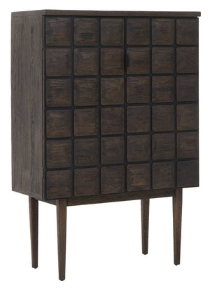 Lucca Recycled Dark Oak Wood Cabinet - Canwell Interiors Limited - Xshowhome