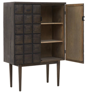 Lucca Recycled Dark Oak Wood Cabinet - XShowhome Limited - Xshowhome