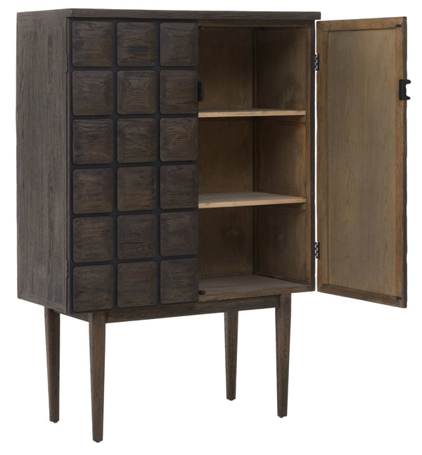 Lucca Recycled Dark Oak Wood Cabinet - XShowhome Limited - Xshowhome