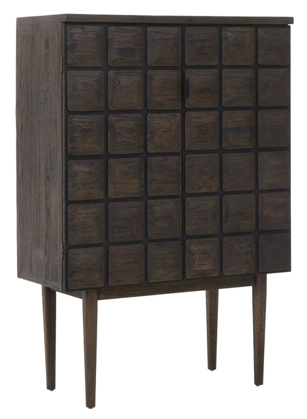 Lucca Recycled Dark Oak Wood Cabinet - XShowhome Limited - Xshowhome