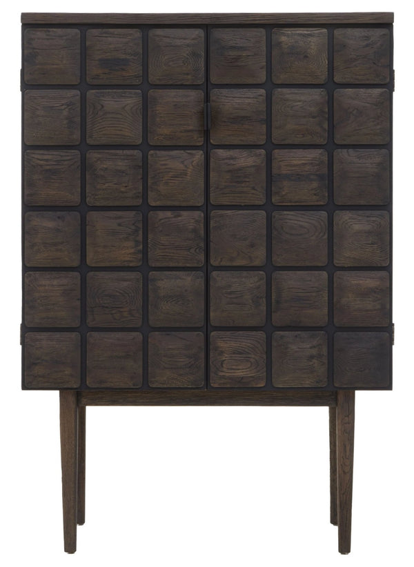 Lucca Recycled Dark Oak Wood Cabinet - XShowhome Limited - Xshowhome