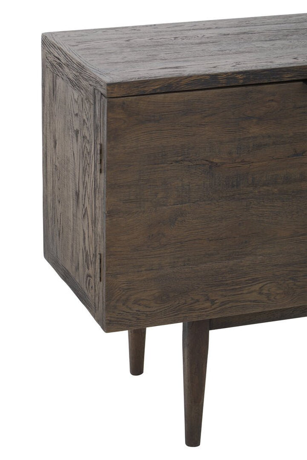 Lucca Recycled Dark Oak Wood Sideboard - Canwell Interiors Limited - Xshowhome