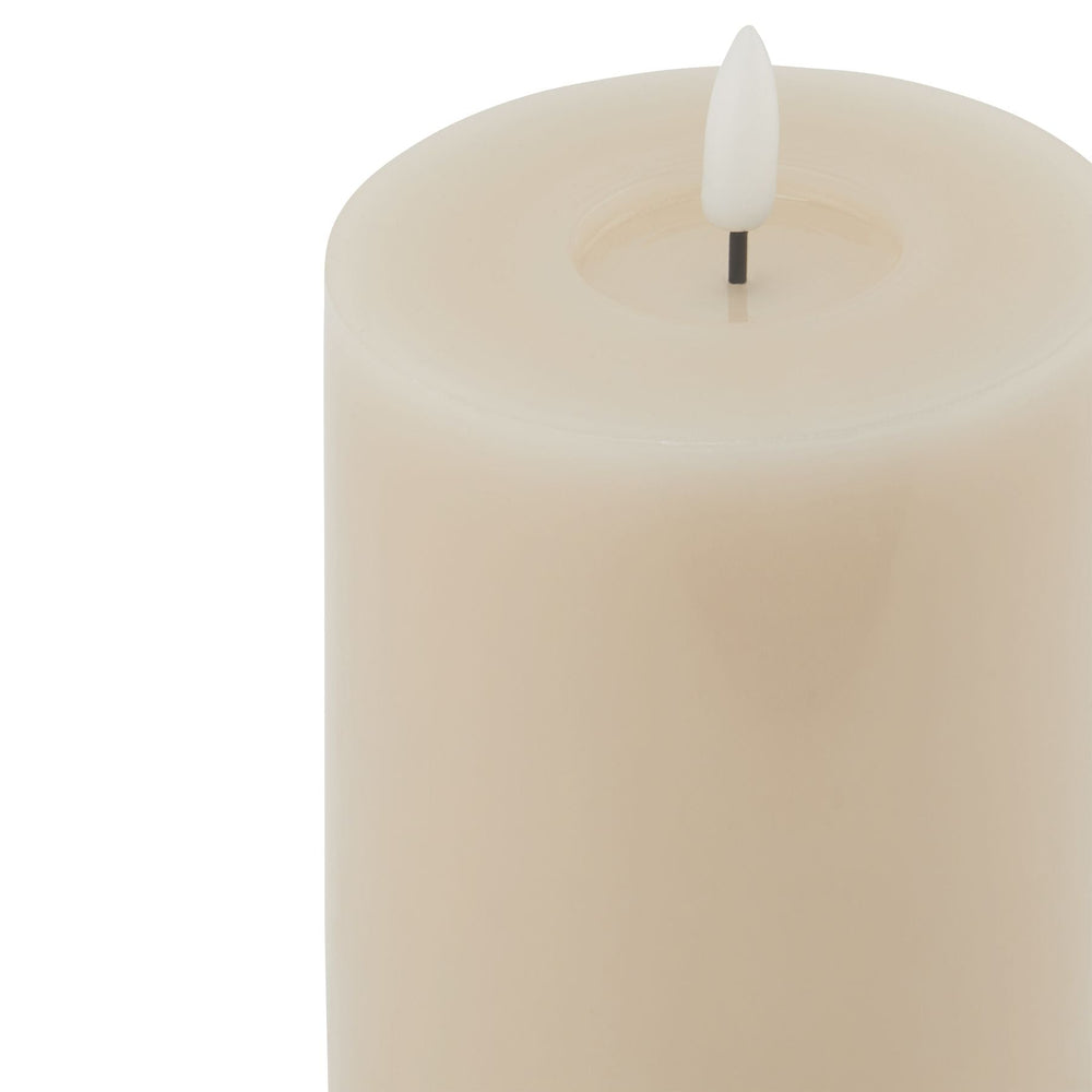 Luxe Collection Melt Effect 3.5x9 Taupe LED Wax Candle - Canwell Interiors Limited - Hills
