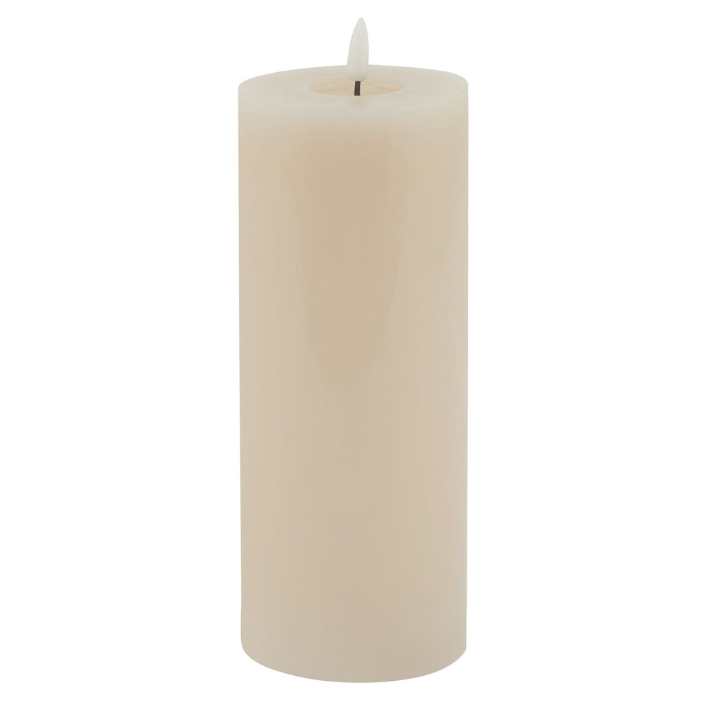 Luxe Collection Melt Effect 3.5x9 Taupe LED Wax Candle - Canwell Interiors Limited - Hills
