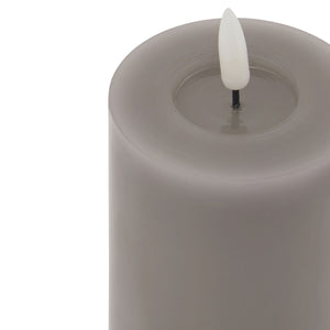 Luxe Collection Melt Effect 3x4 Grey LED Wax Candle - Canwell Interiors Limited - Hills
