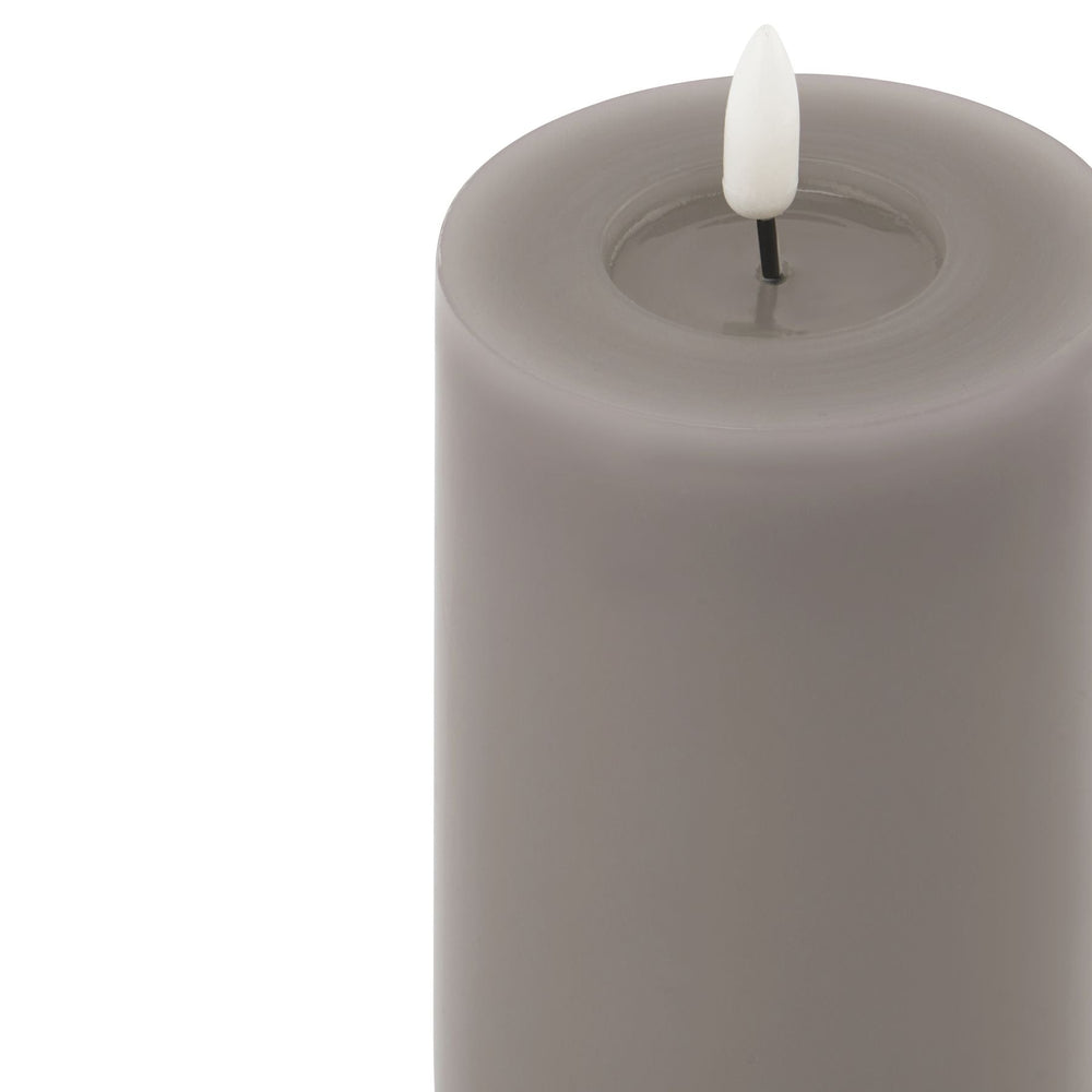 Luxe Collection Melt Effect 3x6 Grey LED Wax Candle - Canwell Interiors Limited - Hills