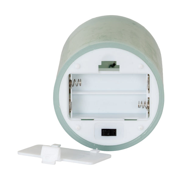 Luxe Collection Melt Effect 3x6 Sage LED Wax Candle - Canwell Interiors Limited - Hills