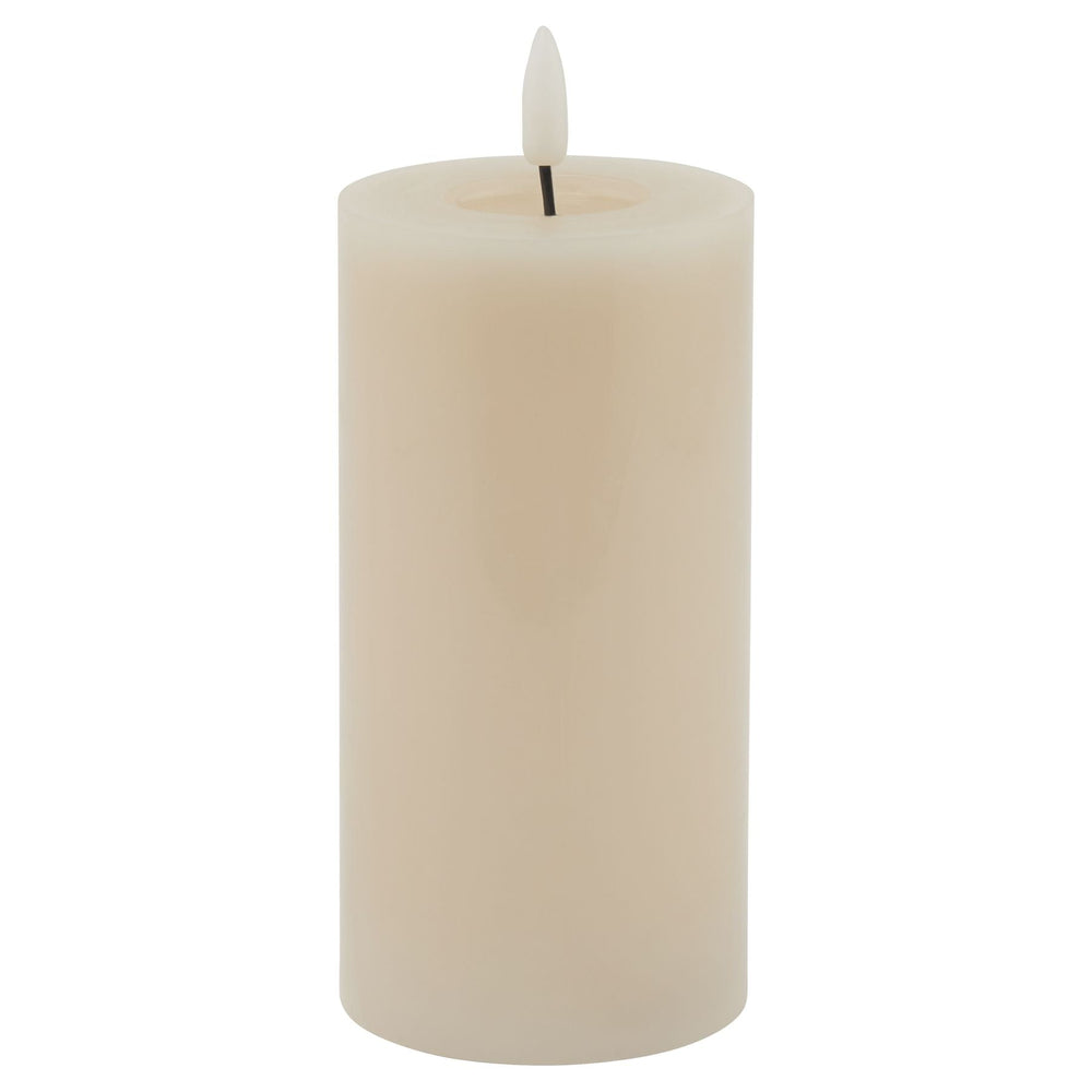Luxe Collection Melt Effect 3x6 Taupe LED Wax Candle - Canwell Interiors Limited - Hills