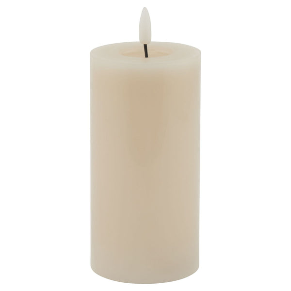 Luxe Collection Melt Effect 3x6 Taupe LED Wax Candle - Canwell Interiors Limited - Hills