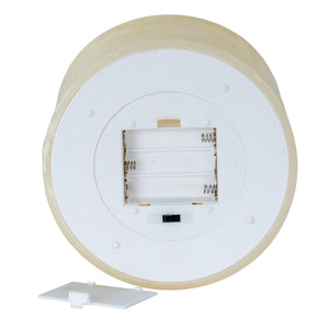 Luxe Collection Melt Effect 3x6 Taupe LED Wax Candle - Canwell Interiors Limited - Hills