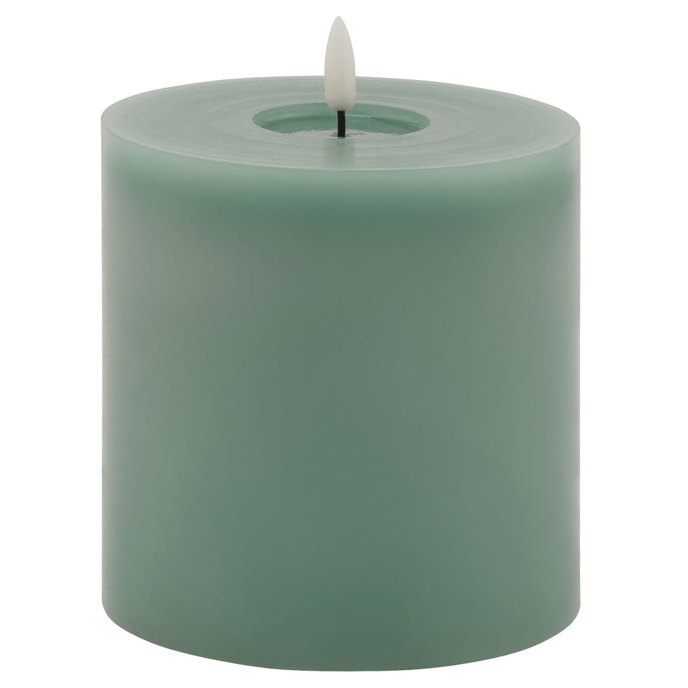 Luxe Collection Melt Effect 5x5 Sage LED Wax Candle - Canwell Interiors Limited - Hills